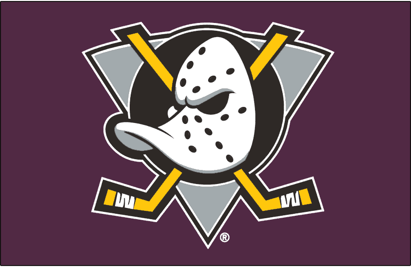 Mighty Ducks of Anaheim 1999-2006 Jersey Logo iron on heat transfer...